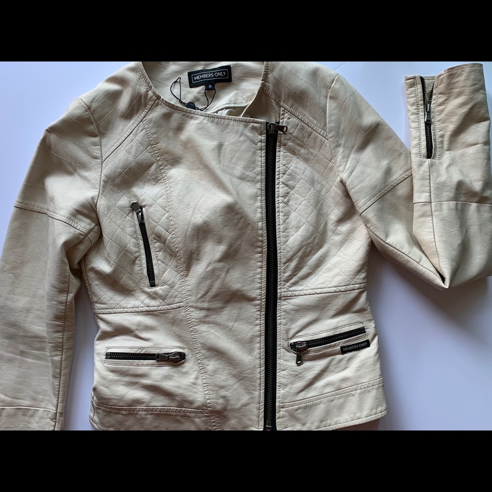 Vegan leather motojacket